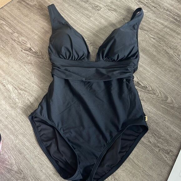 Calvin Klein Other - Calvin Klein Black One Piece Swim Suit New